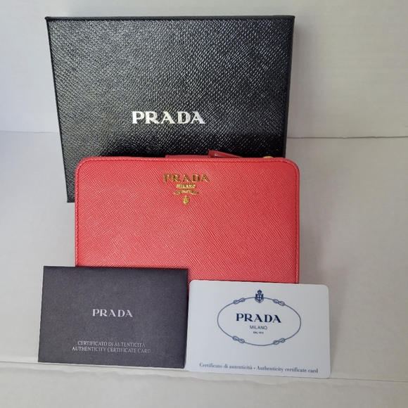 Prada Saffiano Leather Wallet - Picture 2 of 10